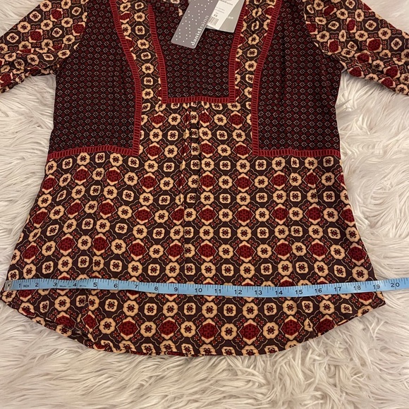 NWT | Daniel Rainn | Patterned blouse - Picture 6 of 13